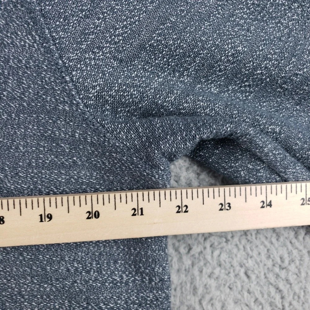 Marine Layer Sweater Mens Large Gray Blue Henley Clayton‎ Textured Mock Neck